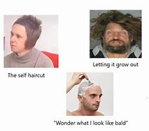 Image result for Quarantine Haircut Meme Sticker