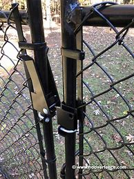 Image result for Chain Link Fence Gate Latch