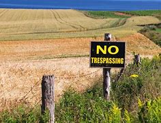 Image result for Farm No Trespassing Signs