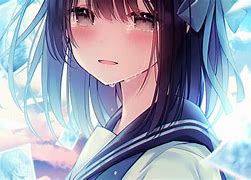Image result for Anime Girl Sad Crying Eyes