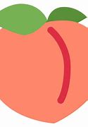 Image result for Peach Emoji Transparent Background PNG