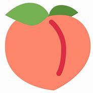 Image result for Peach Emoji Transparent Background