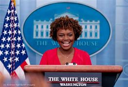 Image result for White House Press Secretary Karine Jean-Pierre