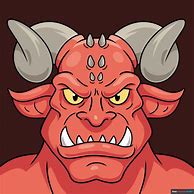 Image result for Demon Face Art