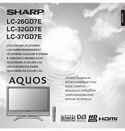 Image result for Sharp 26 Inch TV Manual