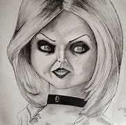 Image result for Bride of Chucky Sketch