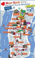 Image result for New York Tourist Site Map