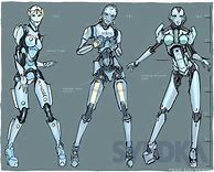Image result for Female Robot Cartoon Characters