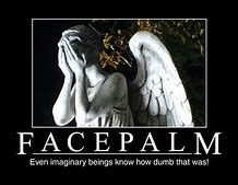 Image result for Guardian Angel with Facepalm