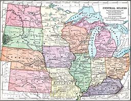 Image result for Midwest Interstate Map