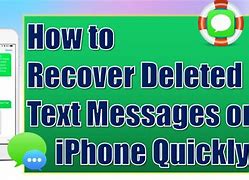 Image result for How to Recover Deleted Text Messages iPhone