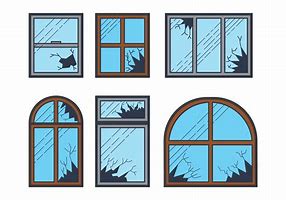 Image result for Broken Glass Window Clip Art