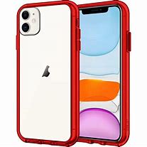 Image result for iPhone 11 Case Clear Red Soft Shock