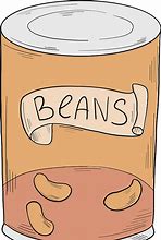 Image result for Can of Beans Clip Art