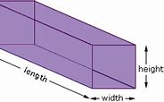 Image result for Rectangular Prism Length Width/Height