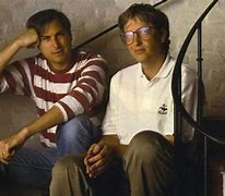 Image result for Steve Jobs and Bill Gates Relationship