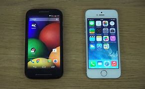 Image result for iPhone 5S vs Moto E4 Plus