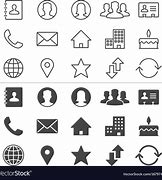 Image result for Gold Contact Icons