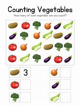 Image result for Counting Vegetables