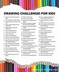 Image result for Funny Drawing Challenges for Kids