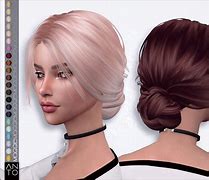 Image result for Sims 4 Female Hair CC