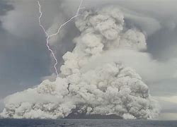 Image result for Tonga Volcano Eruption Before and After