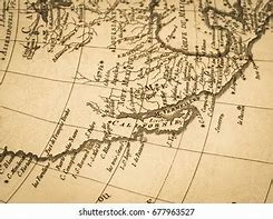 Image result for Old Portrait Map of America