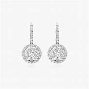 Image result for Round Pave Diamond Leverback Earrings