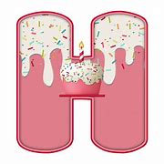 Image result for Letter H Design for Birthday