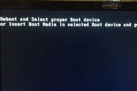 Image result for Black Screen Boot Device Error