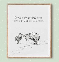 Image result for Winnie the Pooh Baby Quotes Black and White