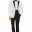 Image result for White Tux with Black
