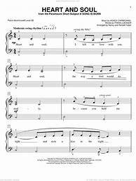 Image result for Heart and Soul Piano Sheet Music