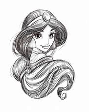 Image result for Disney Princess Sketch Jasmine