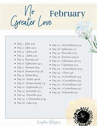 Image result for February Bible Reading Plan