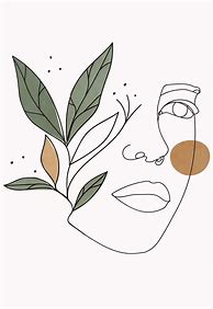 Image result for Abstract Face Line Art
