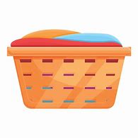 Image result for Caton of a Laundry Basket and a Pole