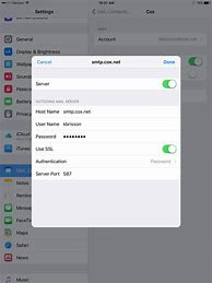 Image result for iPhone Verizon Cox Email Settings