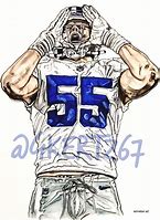 Image result for Dallas Cowboys Vander Esch Art