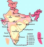 Image result for India Earthquake Map