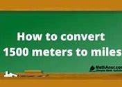 Image result for How Far Is 1500 Meters