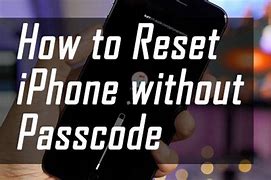 Image result for How to Reset an iPhone 4 without Passcode
