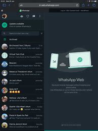 Image result for iPad Whatsapp Chat