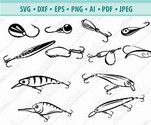 Image result for Antique Fishing Lure SVG