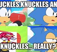 Image result for Knuckles Dead Meme