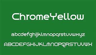 Image result for Chrome Font