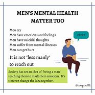 Image result for Being a Man Mental Health