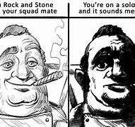 Image result for The Rock Stone Meme