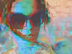 Image result for Glitch Art Face