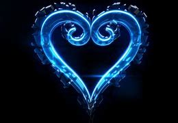 Image result for Neon Blue Heart Background